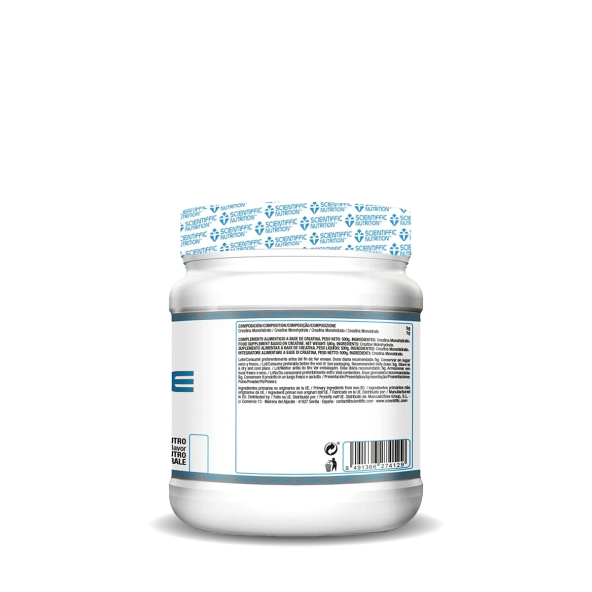 09.-Creatina-x-Gen-02-NEUTRO CREATINE X-GEN 500 G SCIENTIFFIC NUTRITION