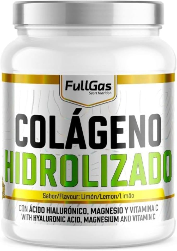 COLAGEN LIMON FULL COLÁGENO HIDROLIZADO+(MG, AH, VIT.C) 400g FULLGAS