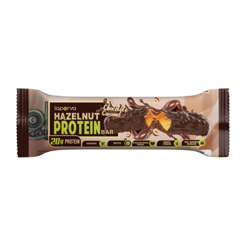 HAZELNUT PROTEIN BAR CHOCOLATE CARAMEL LAPERVA