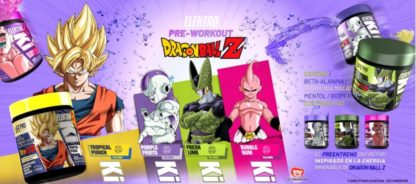 DRAGON PREENTRENO LIFE PRO ELEKTRO KI DRAGONBALL Z LIMITED EDITION 400G