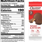 PEANUT BUTTER CUPS 42 G QUEST