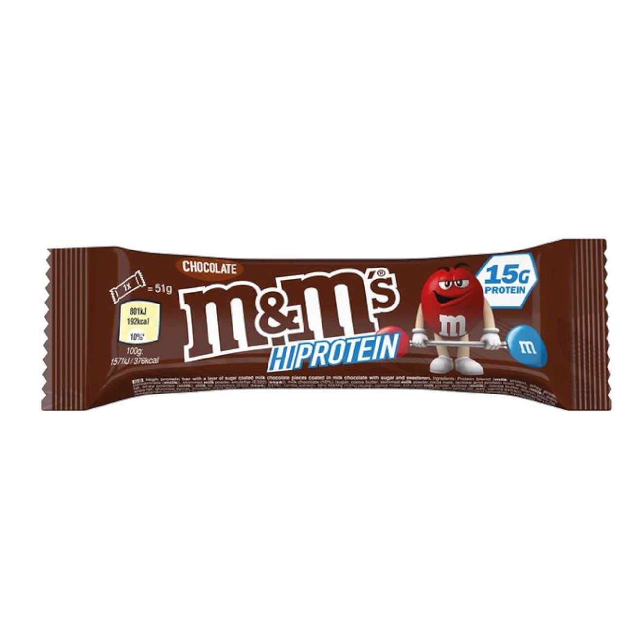 m&ms chocolate 2 PROTEIN BAR 51 G M&M's