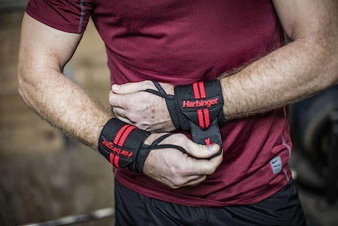 RED LINE WRISTWRAPS STRAP DE MU?ECAS HARBINGER