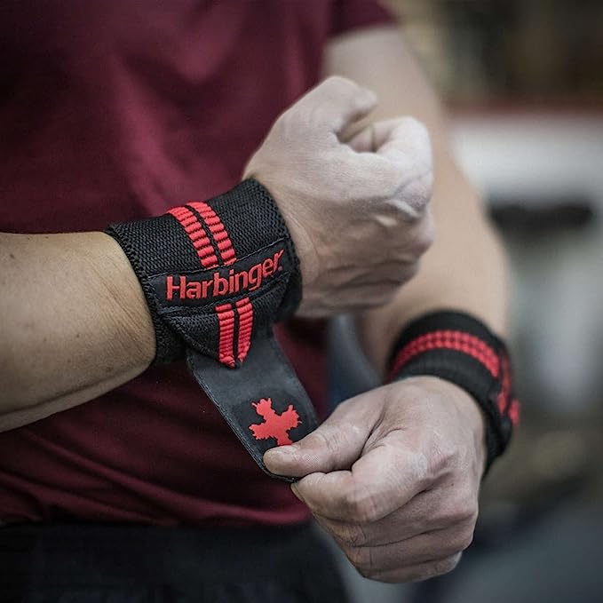 RED LINE WRISTWRAPS STRAP DE MU?ECAS HARBINGER