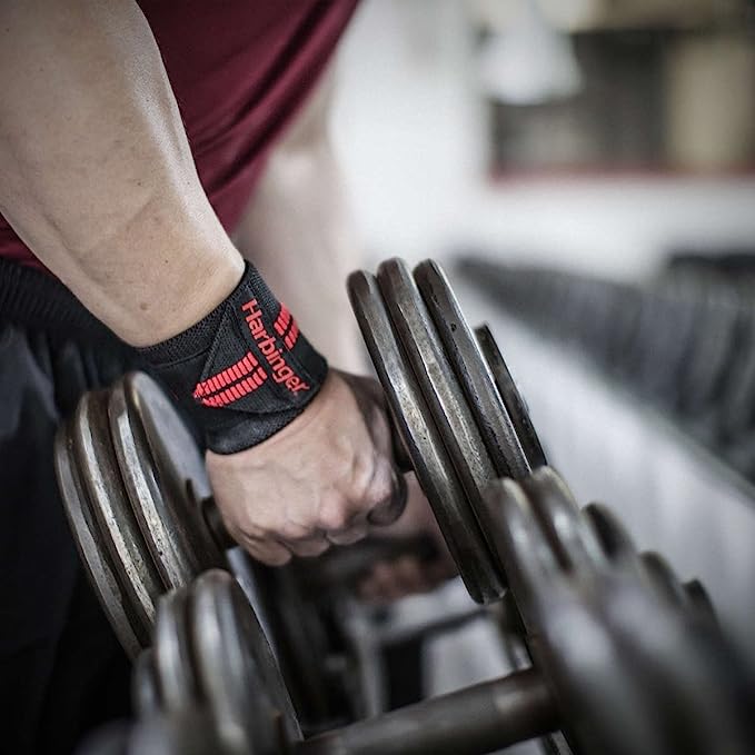 RED LINE WRISTWRAPS STRAP DE MU?ECAS HARBINGER