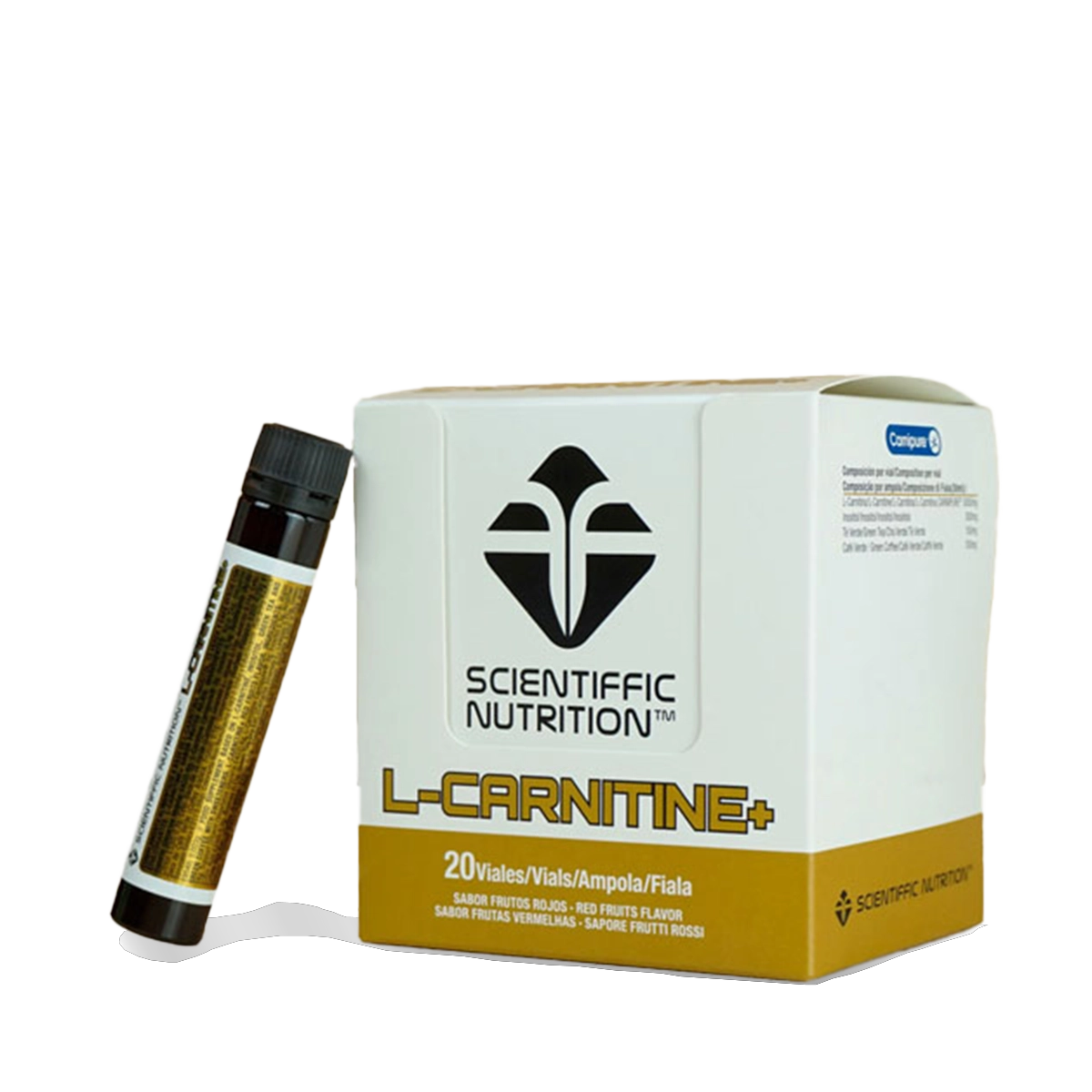 L-CARNITINE+ VIAL 30ML FRUTOS ROJOS SCIENTIFFIC NUTRITION