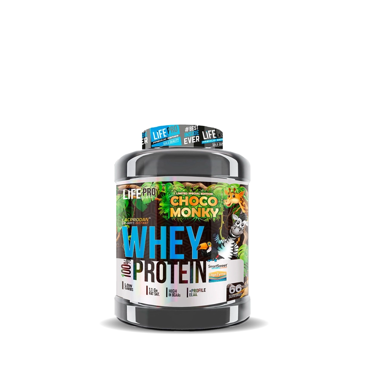 WHEY CHOCO MONKY 2 KG LIMITED EDITION LIFE PRO