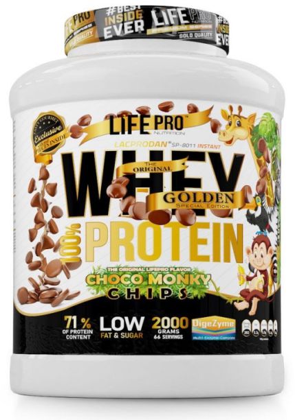 WHEY GOLDEN EDITION  900G LIFE PRO