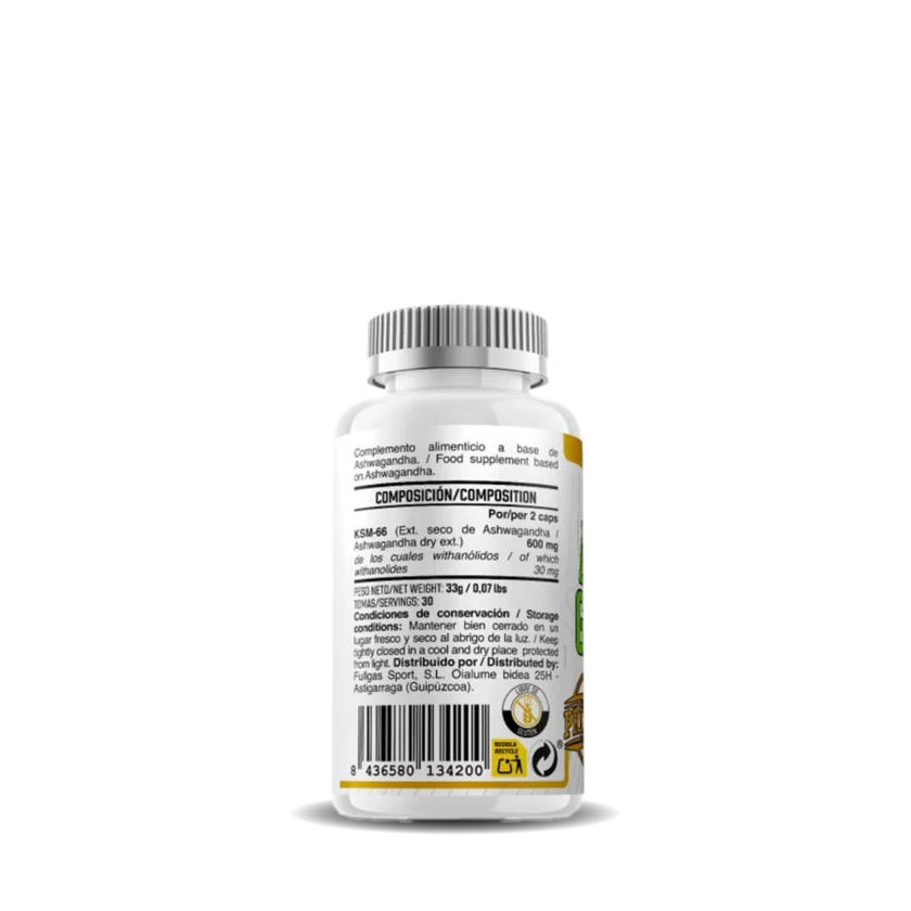 ASHWAGANDHA KSM-66 60 C?PSULAS FULL GAS