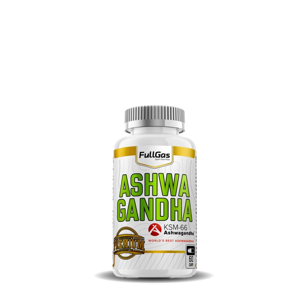 ASHWAGANDHA KSM-66 60 C?PSULAS FULL GAS