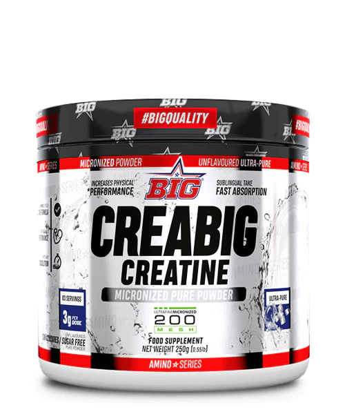 CREABIG CREATINE MICRONIZED POWDER 200 MESH 250 G