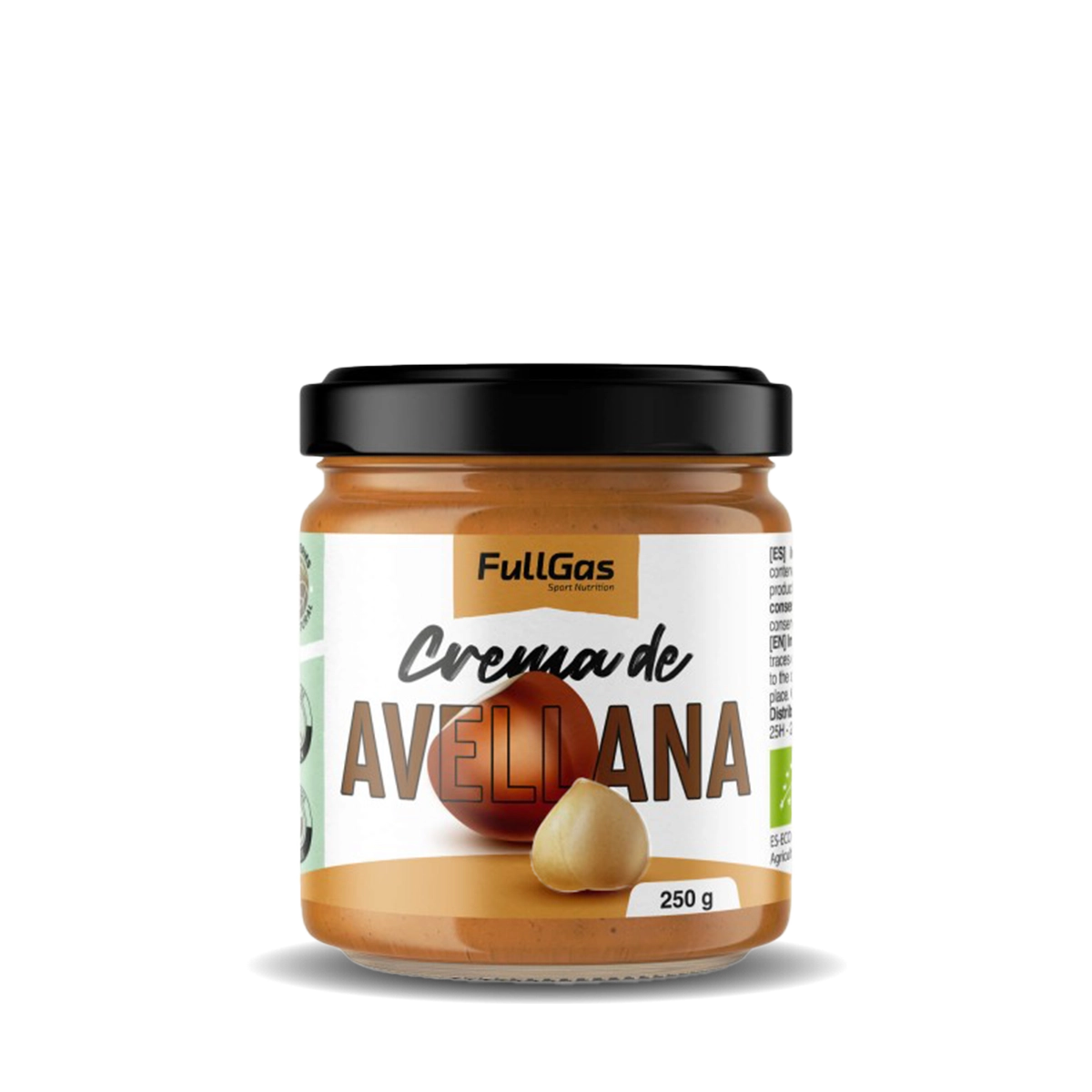 CREMA DE AVELLANAS 250 G FULL GAS