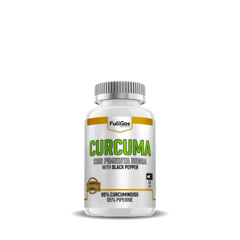 CURCUMA CON BIOPERINA 60 CÁPSULAS FULL GAS