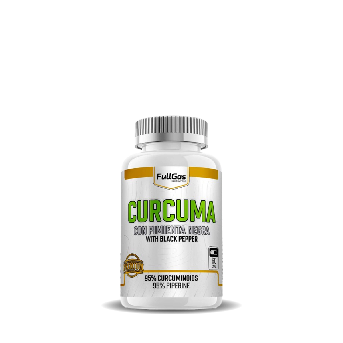 CURCUMA CON BIOPERINA 60 CÁPSULAS FULL GAS