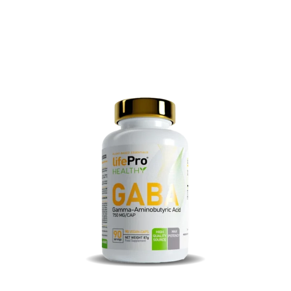 GABA 750 MG 90 VEGAN CAPS LIFE PRO