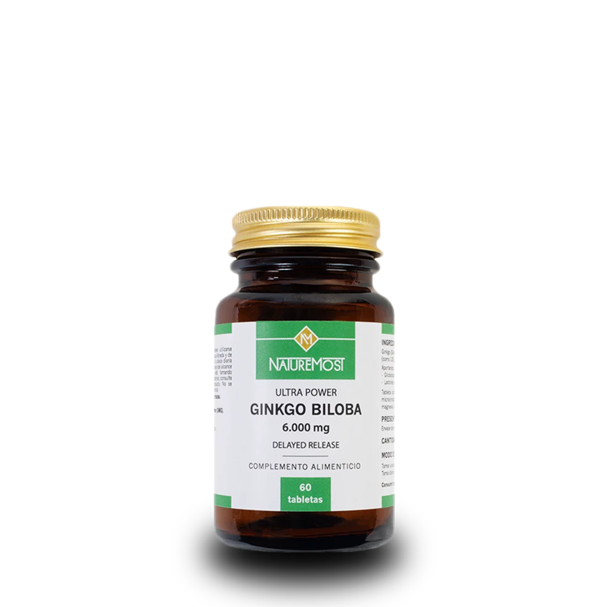 GINKO BILOBA ULTRA POWER 60 TABLETAS NATUREMOST