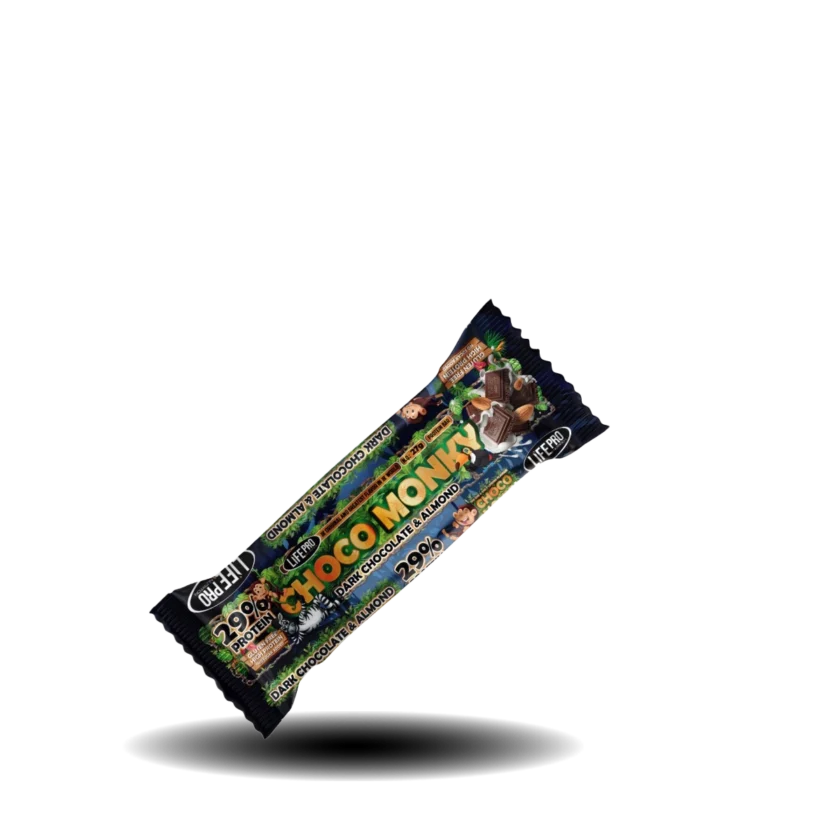 LIFE PRO BARRITA CHOCO MONKY & ALMENDRA 27g
