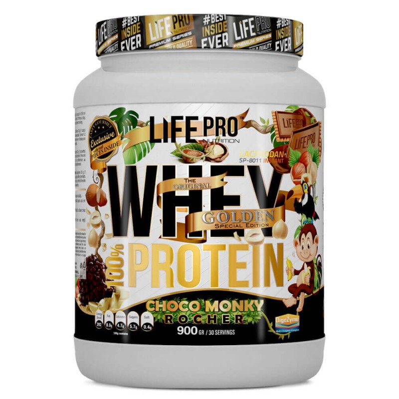 WHEY GOLDEN EDITION  900G LIFE PRO