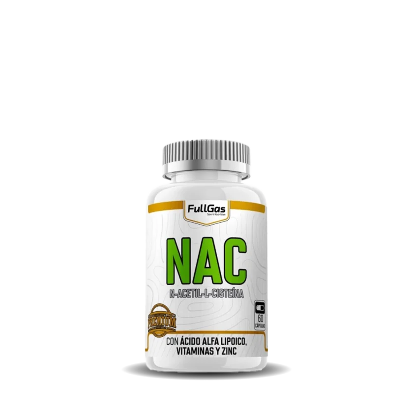 NAC N-ACETIL CISTE?NA 60 C?PSULAS FULL GAS