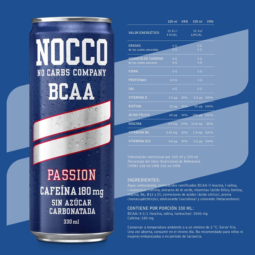 NOCCO BEBIDA ENERGÉTICA 33 CL