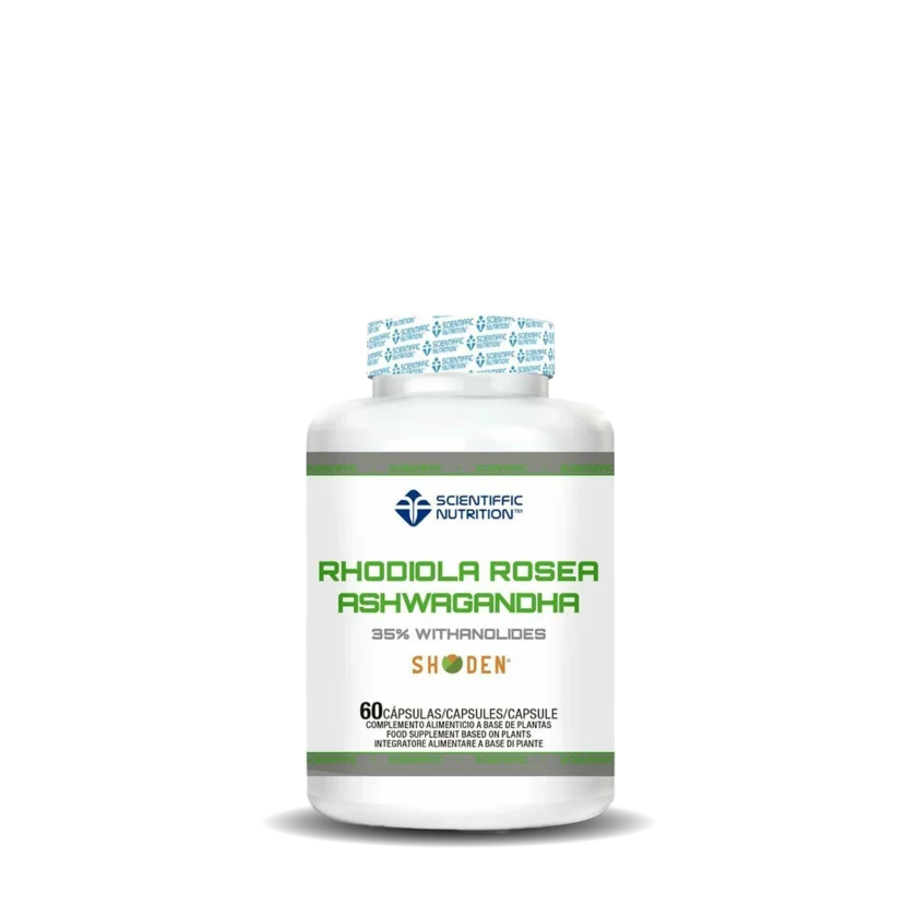 RHODIOLA ROSEA - ASHWAGANDHA 60 C?PSULAS SCIENTIFFIC NUTRITION