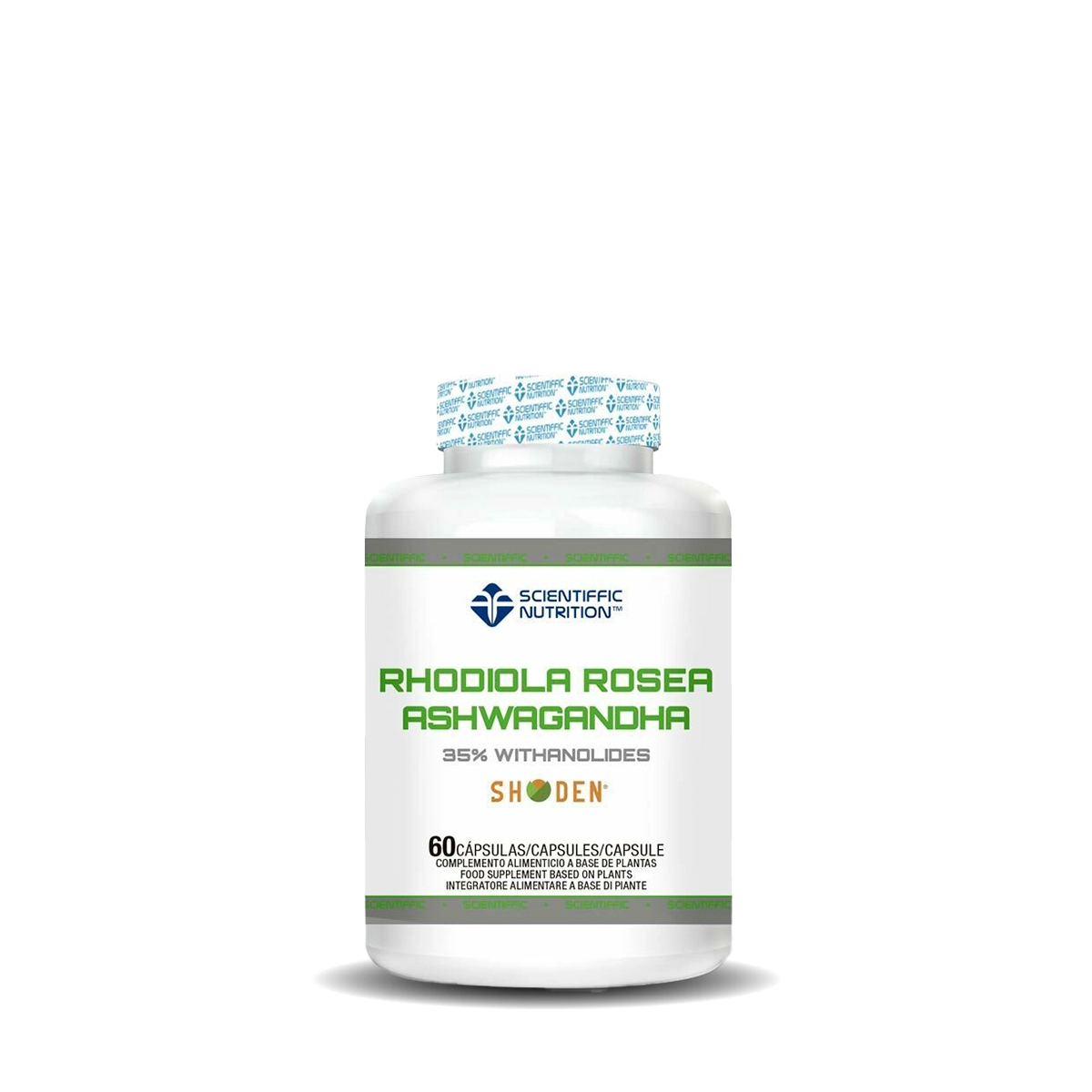 RHODIOLA ROSEA - ASHWAGANDHA 60 C?PSULAS SCIENTIFFIC NUTRITION