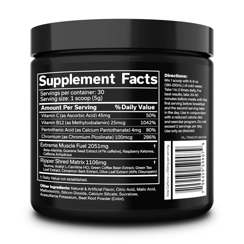 THE RIPPER! FAT BURNER 150 g JNX