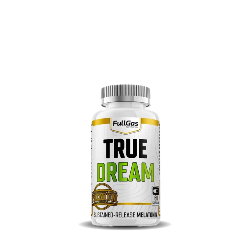 TRUE DREAM SLOW RELEASE MELATONIN 60 C?PSULAS FULL GAS