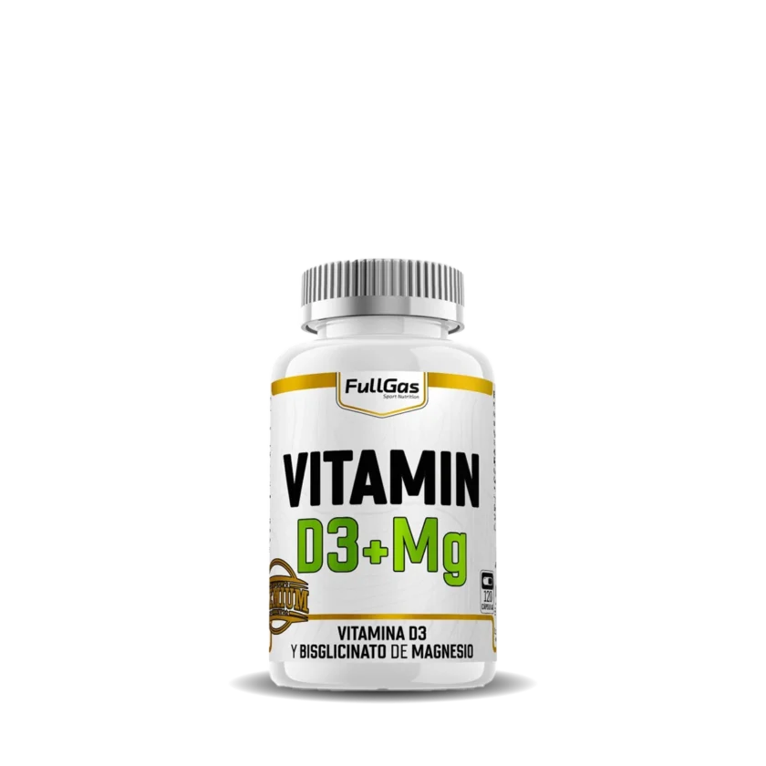 Vitamina D3 + Bisglicinato de Magnesio 120 caps