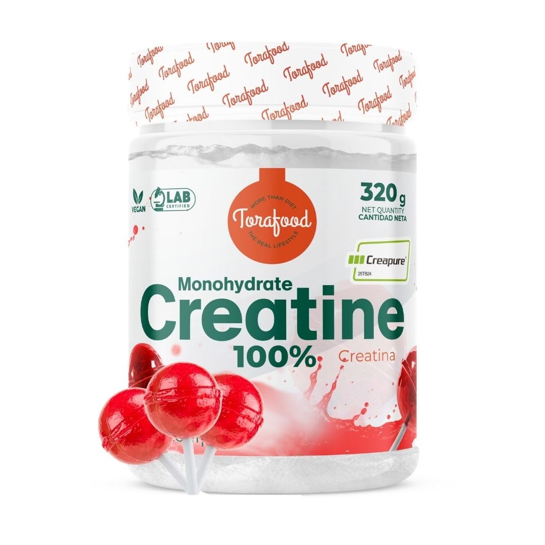TORAFOOD CREATINA CREAPURE MONOHIDRATADA (Neutra 300g - Sabores 320g)