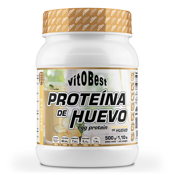 proteina-de-huevo 500G VITOBEST PROTEÍNA DE HUEVO 500G